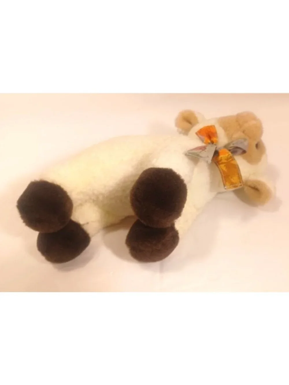 Vintage 1968 American Wego Fleece Plush Stuffed animal Lamb/Sheep w/ Sound- READ